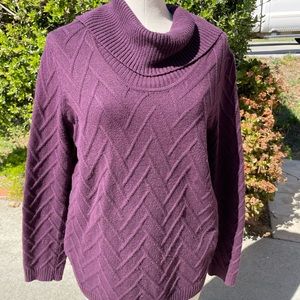 Calvin Klein sweater in plum
